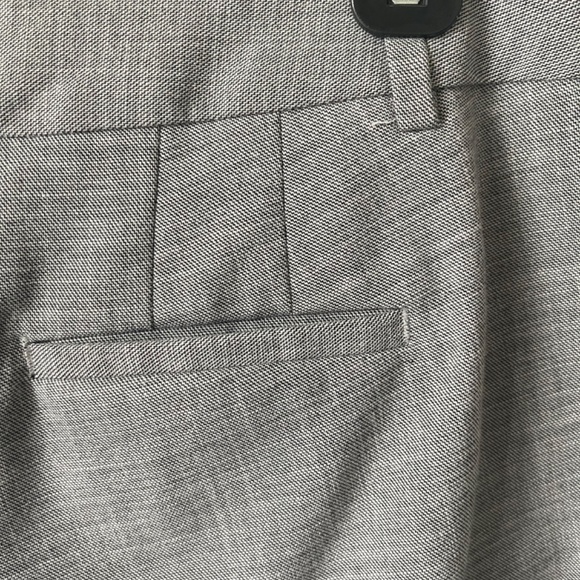 Grey Curvy Fit Straight Pants - Picture 4 of 10